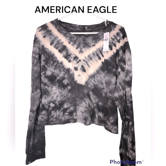 American Eagle Outfitters Tops - AMERICAN EAGLE tie dye crop top